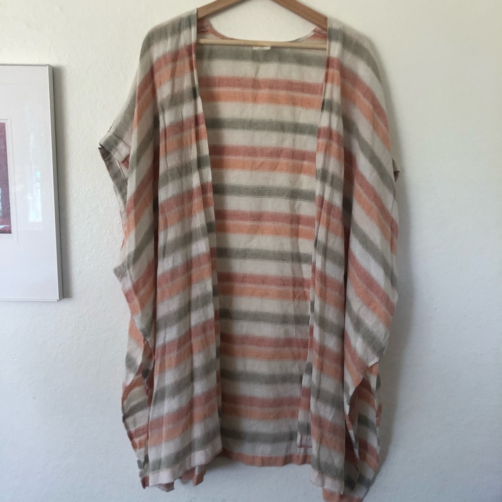 Striped Women's Swim Cover-Up